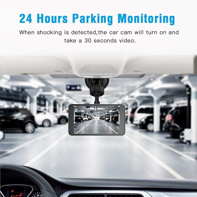 4inch Vehicle Car Dashboard DVR FHD 1080P G-Sensor Camera Video Recorder B99