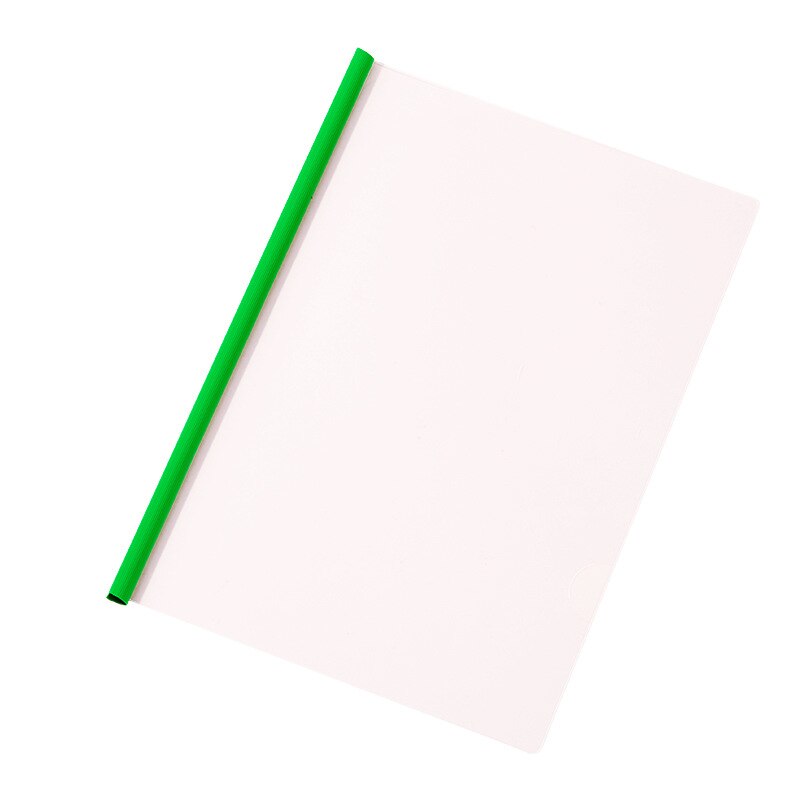 5Pcs/Set A4 Transparent File Folder Clip Data Folder Book Folder Test Paper Document Organizer Fastener School Office Supplies