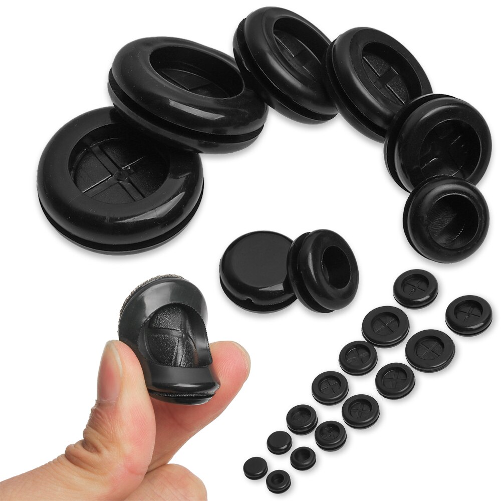 50pcs Double-sided Rubber Grommet Firewall Hole Plug Retaining Ring Car Electrical Wire Gasket For Cylinder Valve Water Pipe