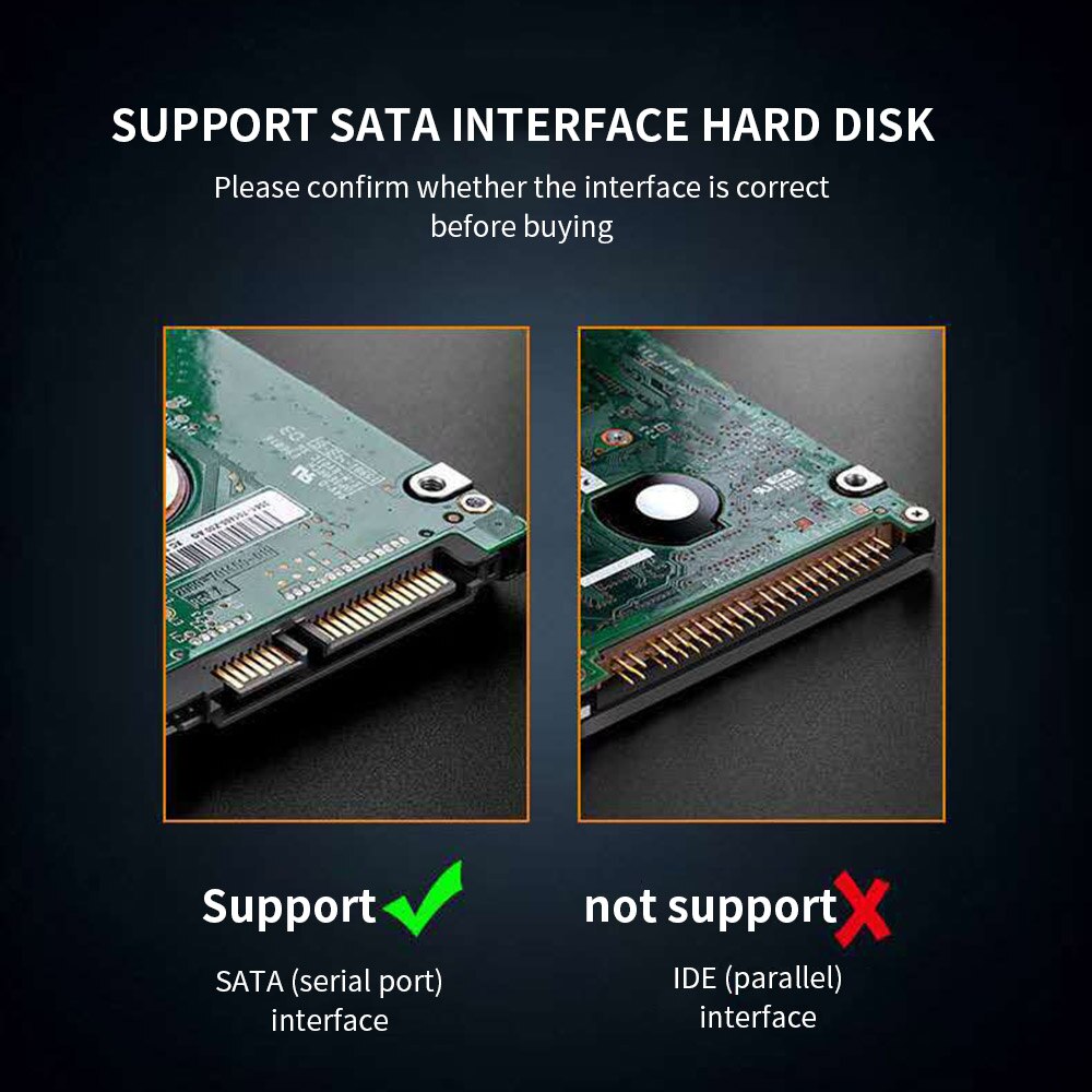 Hdd boks 2.5 " sata til usb 3.0 adapter harddisk kabinett til ssd hdd harddisk boks usb 3.0 hd ekstern hdd kabinett hdd caddie