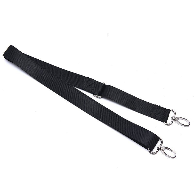 1Pcs Black Shoulder Strap Adjustable Nylon 120x2.5cm Shoulder Bag Belt Replacement Laptop Crossbody Camera Strap