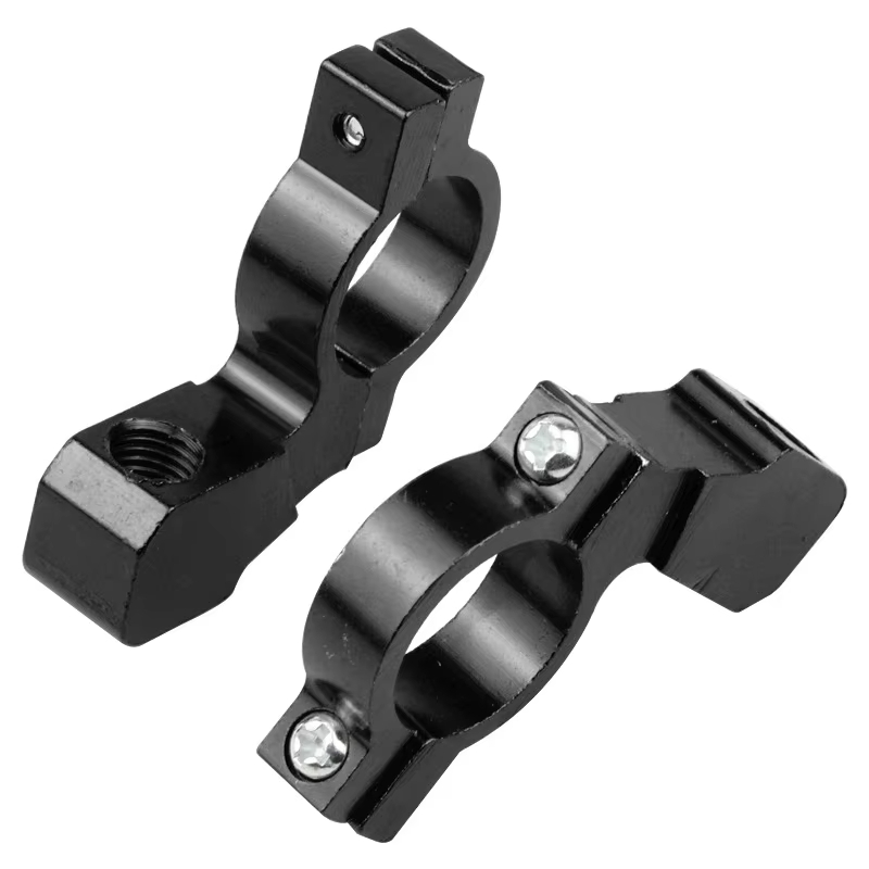 2 szt. Uniwersalny motocykl silnik ATV lusterko wsteczne uchwyt mocujący adapter uchwyt śruba zaciskowa CNC aluminium 22mm 7/8 "kierownica