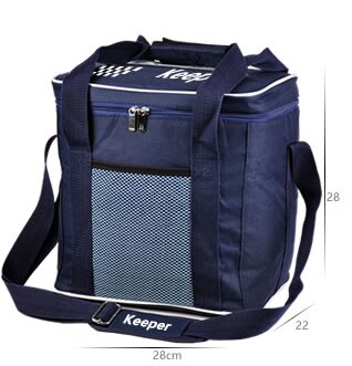 Termobag keeper ispose isolasjonsbag kjøleboks kjølebag medium stor ekstra stor: Middels blå