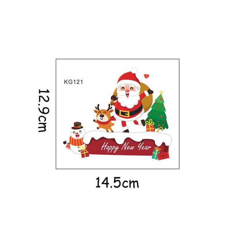 Christmas Switch Stickers Wall Switch Decoration Stickers Christmas Removable Wall Stickers: KG121