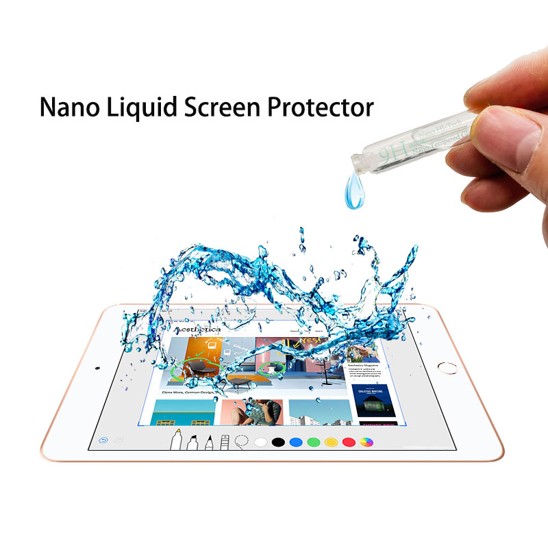 Nano Liquid Tempered Glass For All Universal For Apple iPad Air Mimi Pro 12.9 11 9.7 10.5 4 2 3 Wi-Fi Screen Protector HD Film