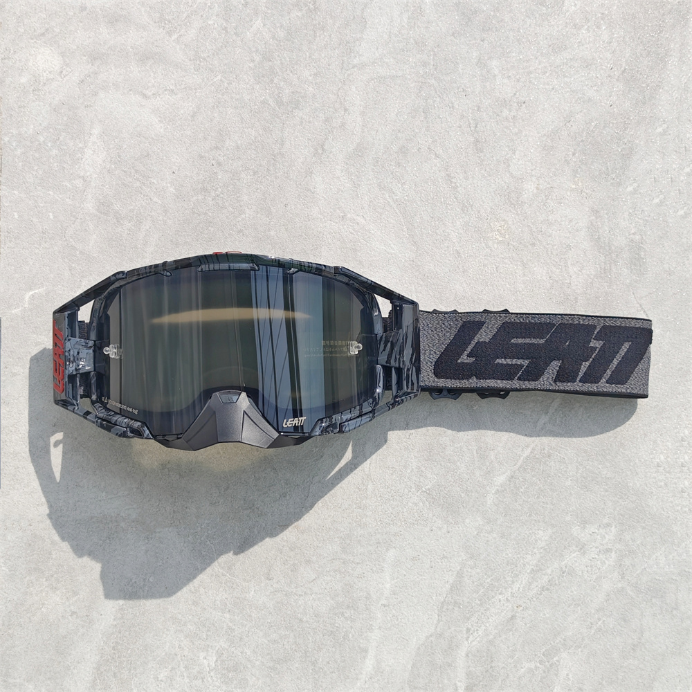 Leatt Brille Geschwindigkeit 6.5 Ultra HD Doppelschicht Anti-Beschlag-Nebellinse Moto-Cross-Brille MX Motorrad MTB ATV Rennen Skibrille: Beige