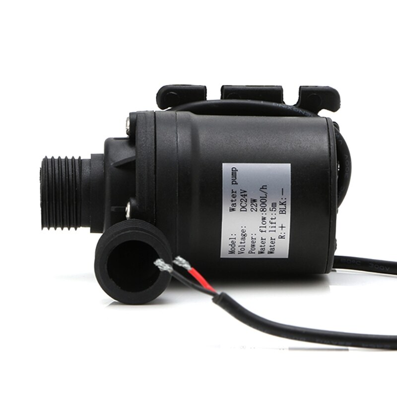800L/H 5 m DC 12 V 24 V Solar Borstelloze Motor Watercirculatie Waterpomp