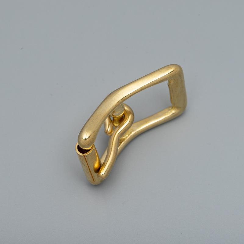 Brass Roller Belt Buckle Adjustable Tri-glide Pin Buckle Leather Craft Bag Strap Parts Horse Bridle Halter Harness Accessories