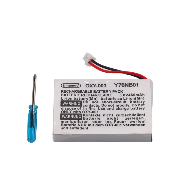Oplaadbare Lithium-Ion Batterij Voor Gameboy Micro 3.8V 460Mah Lading Batterijen Voor Nintendo Gbm Met Tool Kit