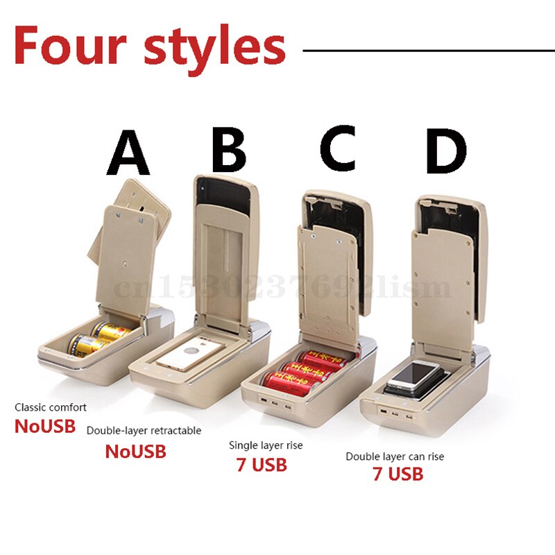Voor opel astra g armsteun box centrale opslag inhoud box accessoires usb-interface