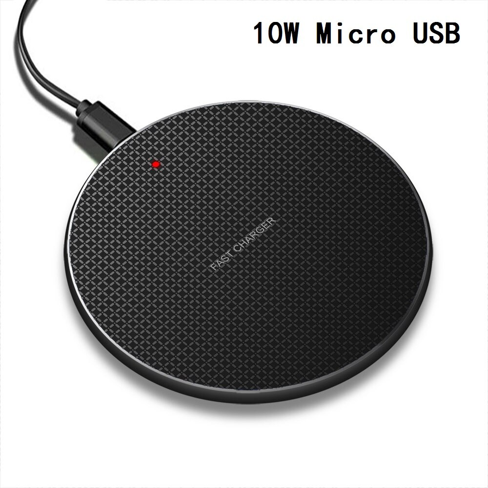 FDGAO 10W Qi Wireless Charger for Samsung S10 S9 Note 10 Iphone 11 Pro XS Max XR Huawei P30 Pro Wireless Induction charging pad: Default Title