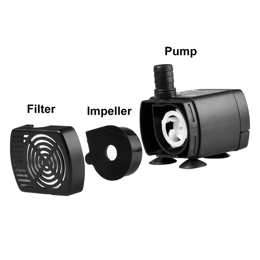 Miniature DC Brushless Water Pump QR10C DC12V 2M Mini Fountain Pet Water Dispenser Submersible Pump