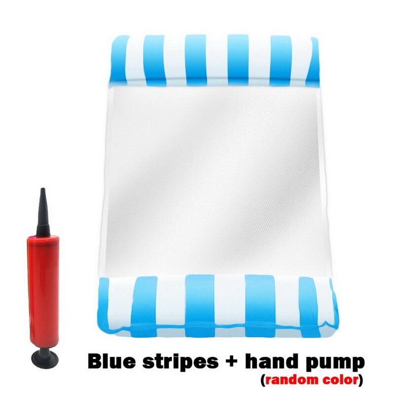 Water Hangmat Fauteuil Opblaasbare Drijvende Bed Zwembad Drijvende Zwemmen Matras Zee Zwemmen Ring: C