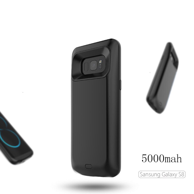 Funda de cargador de batería para Samsung Note 8, S9, S8 Plus, 5500mAh, a prueba de golpes, funda de alimentación para teléfono Samsung Note 8, 9, S8 Plus