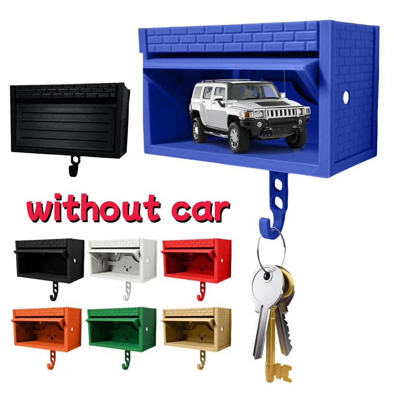 1pc Auto Garage Schlüsselbund Tür Öffnung Haus Zauberstab Hängen Schlüssel Halfter 3d Gedruckt Installieren Raum Dekorieren Artikel Klebstoff Zauberstab Haken
