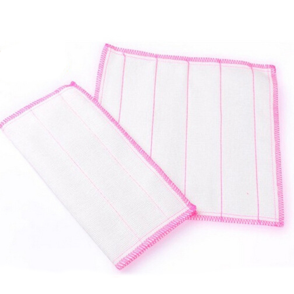 5 pièces cinq couches coton gaze absorbant plat chiffon cuisine plaque bol nettoyage serviette de lavage sans huile