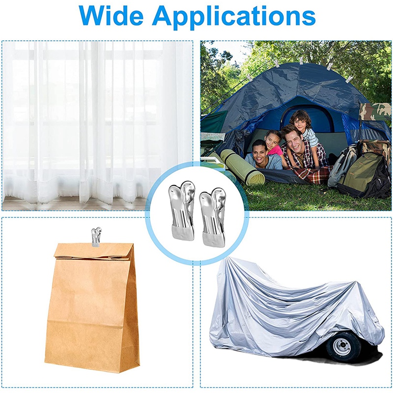 -30Pcs Swimming Pool Cover Clamps Winter Cover Above Ground Pool Clip Swimming Pool Cover Clamps Winter Cover