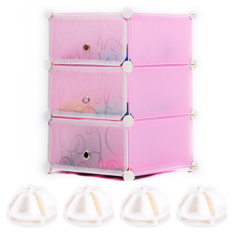 20Pcs Buckle Clips Wire Cube Plastic Connectors For Cube Storage Shelving Cabinet Modular Organizer Closet Clasp Buckle Clips