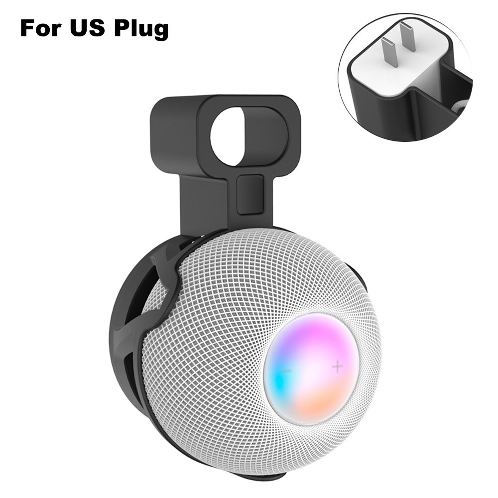 Wieszak ścienny do głośnika HomePod Mini Smart Speaker Uchwyt na gniazdko Oszczędność miejsca Półka ścienna do mini stojaka Homepod: Czerwony