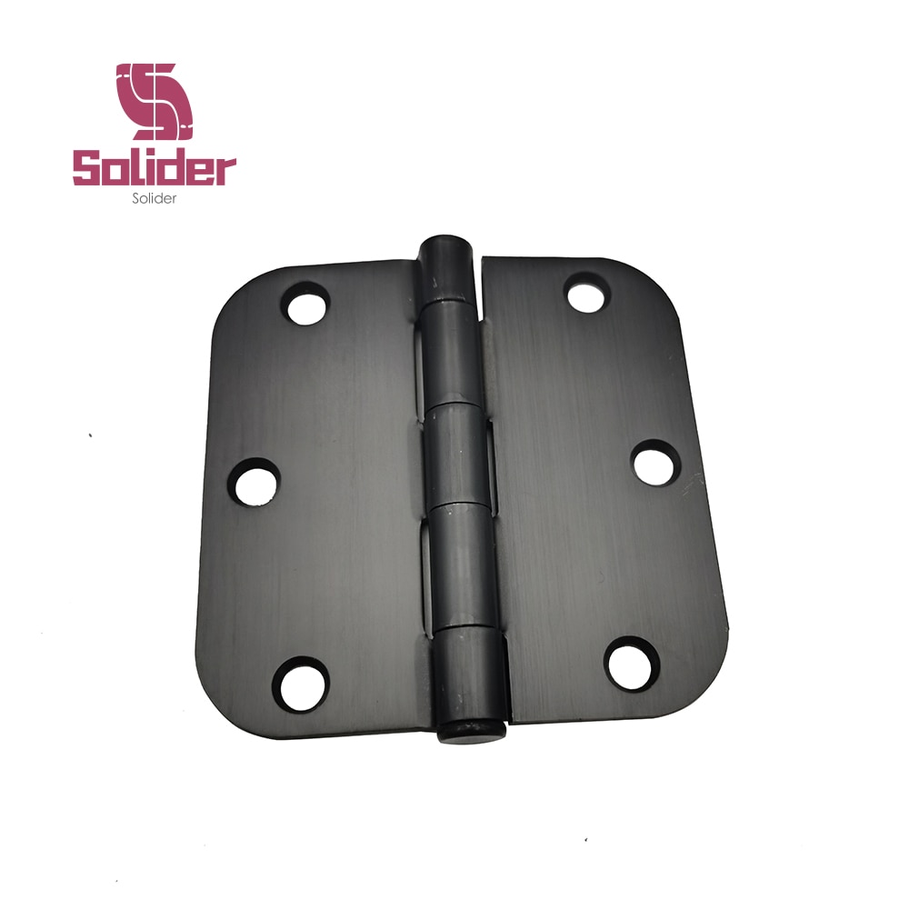 2 Stuks 3.5 Inch 4 Inch Olie Gewreven Brons Deur Scharnieren Met 5/8 &quot;Radius Hoeken Amerikaanse Stijl Scharnier