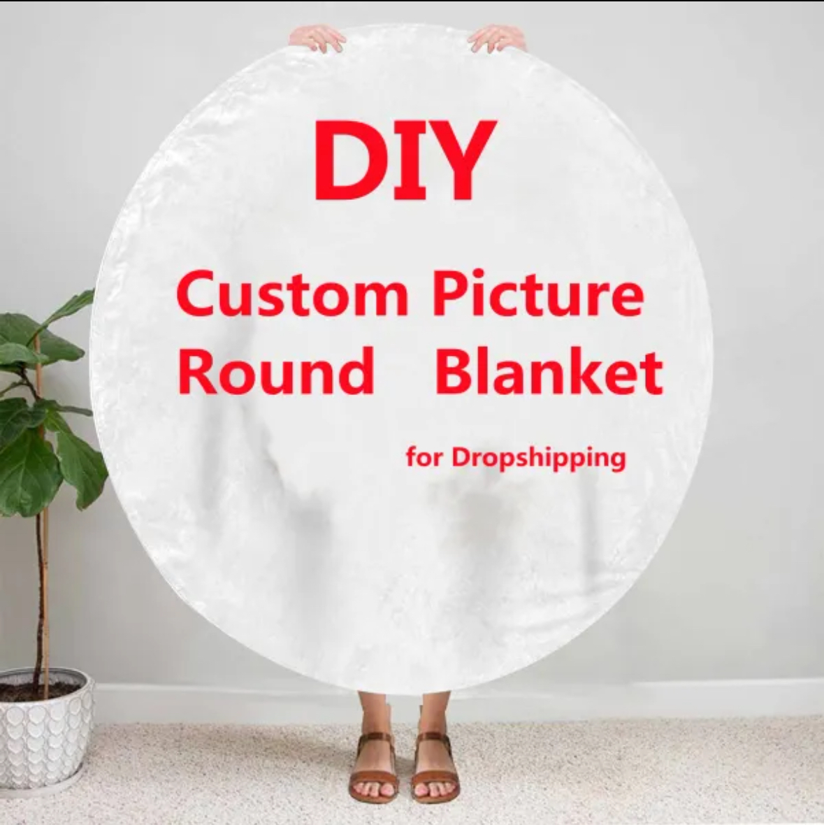 Mantas personalizadas de lana suave de ganchillo, chal de doble cara para camas, manta redonda cálida, tapiz personalizado DIY de cualquier tamaño