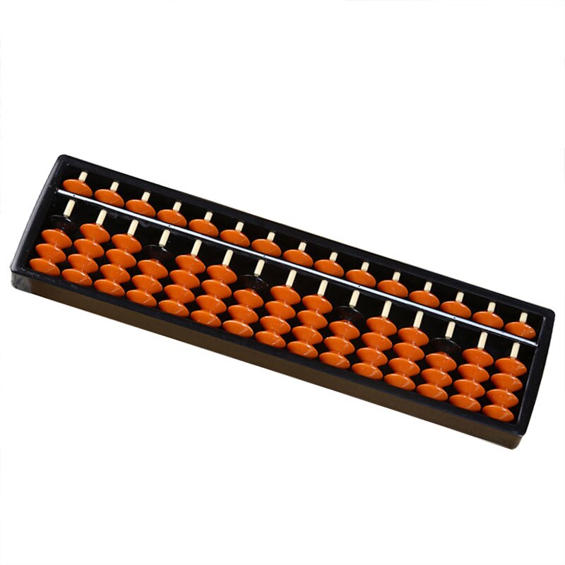 Plastic Abacus 15 Cijfers Rekenkundige Tool Kid 'S Math Leren 5 Kralen Mentale Abacus Traditionele Aid Caculating Speelgoed