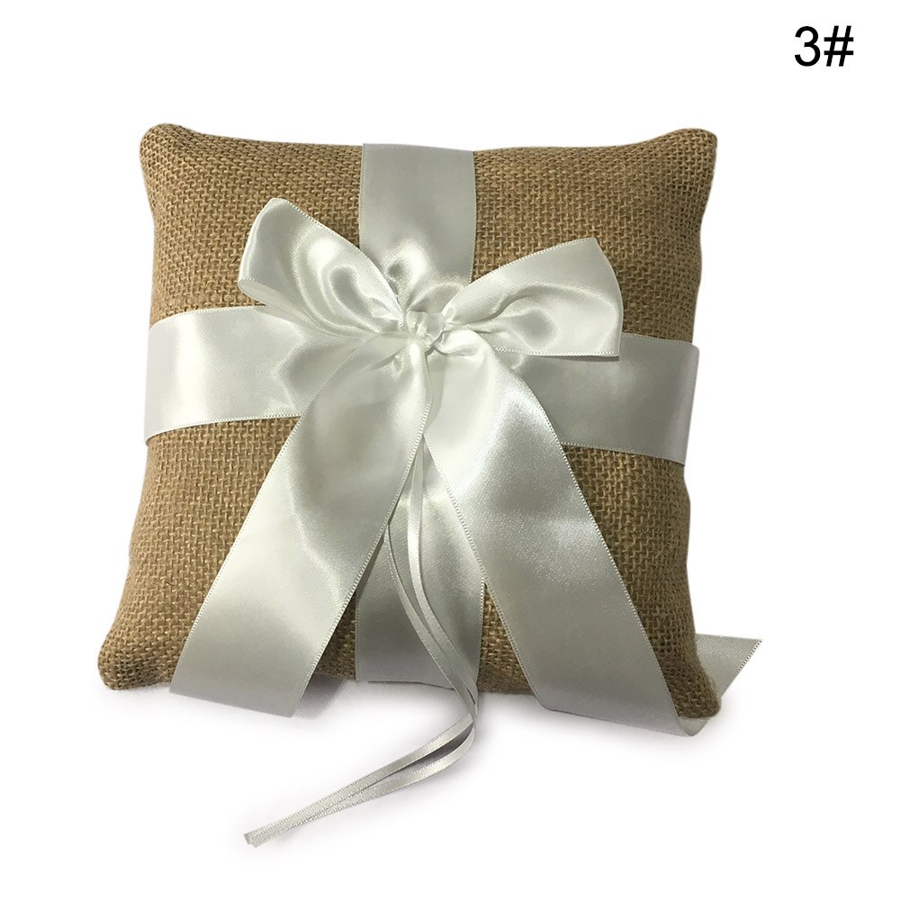 1 set gästbok penna stativ ring kudde blomma korg bröllopsfest bärbar dekoration hogard: 3