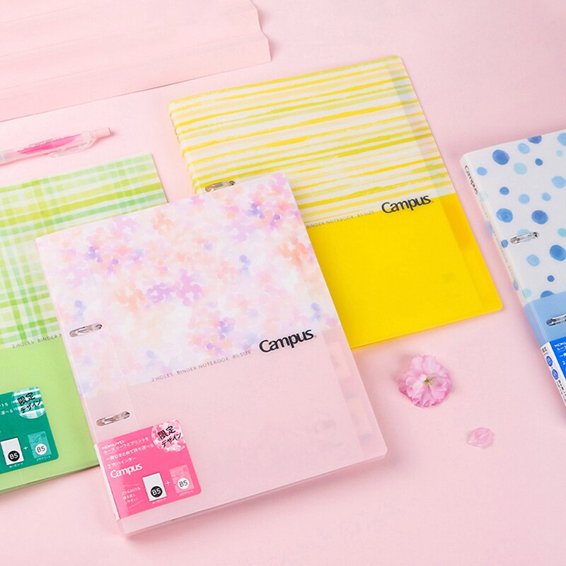 1Pcs Japan KOKUYO Double-hole Loose-leaf Book A4/B5 Large-capacity Removable Loose-leaf Paper RU-PP358 Waterproof Cover Notepad