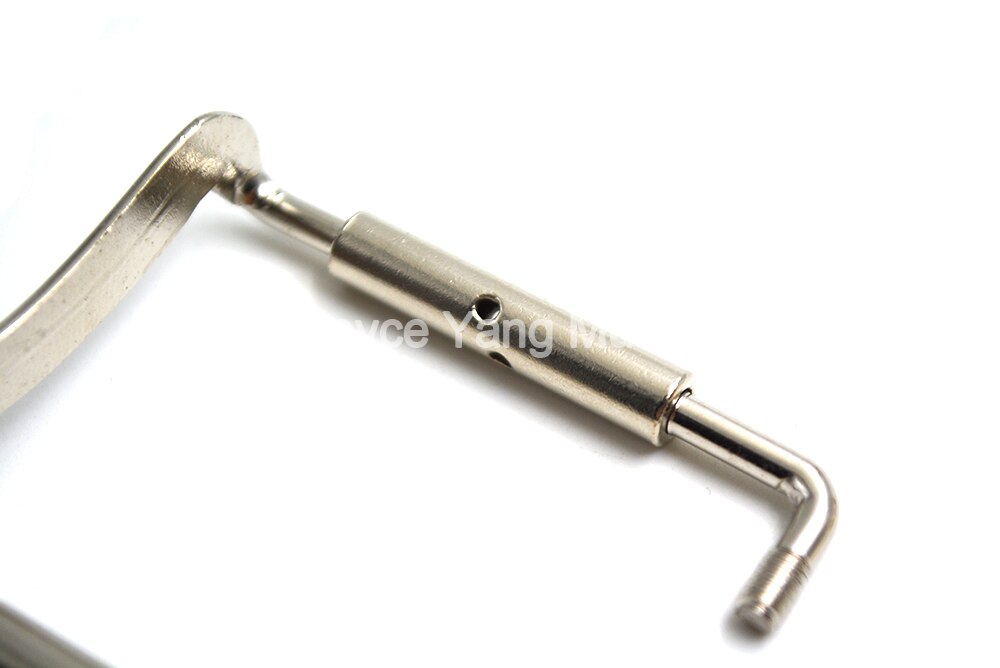 Violín de cobre chapado en oro y cromado, ajustable, 4/4-3/4, 1/2-1/4, tornillos abrazaderas, gancho,