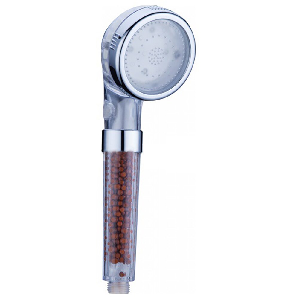 Pommeau de douche SPA à anions LED, économie d'eau, contrôle de la température, grande douche à main colorée: Shower Head