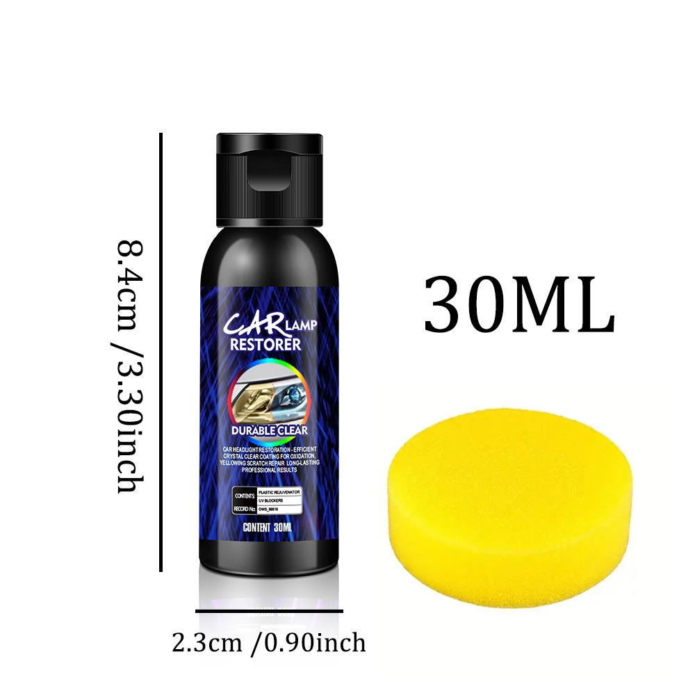 Car Headlight Restoration Polishing Headlamp Scratch Remover Repair Cleaning Paste Remove Oxidation Headlight Polish Liquid: Beige