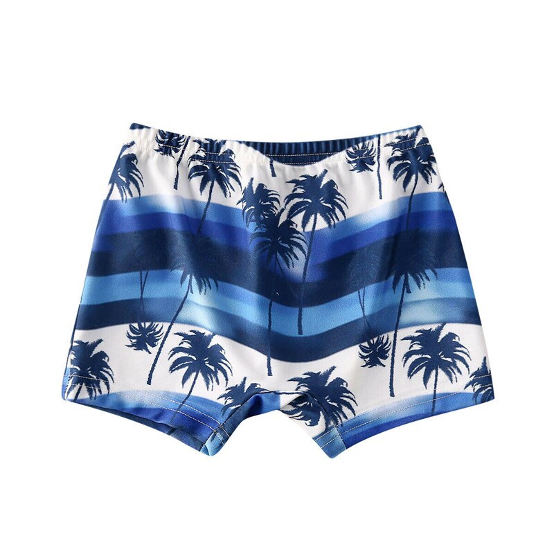 Zomer Peuter Kinderen Baby Jongens Kleding Nylon Bloemen Zwemmen Broek Strand Shorts Bottoms Panties: Blauw / 6m