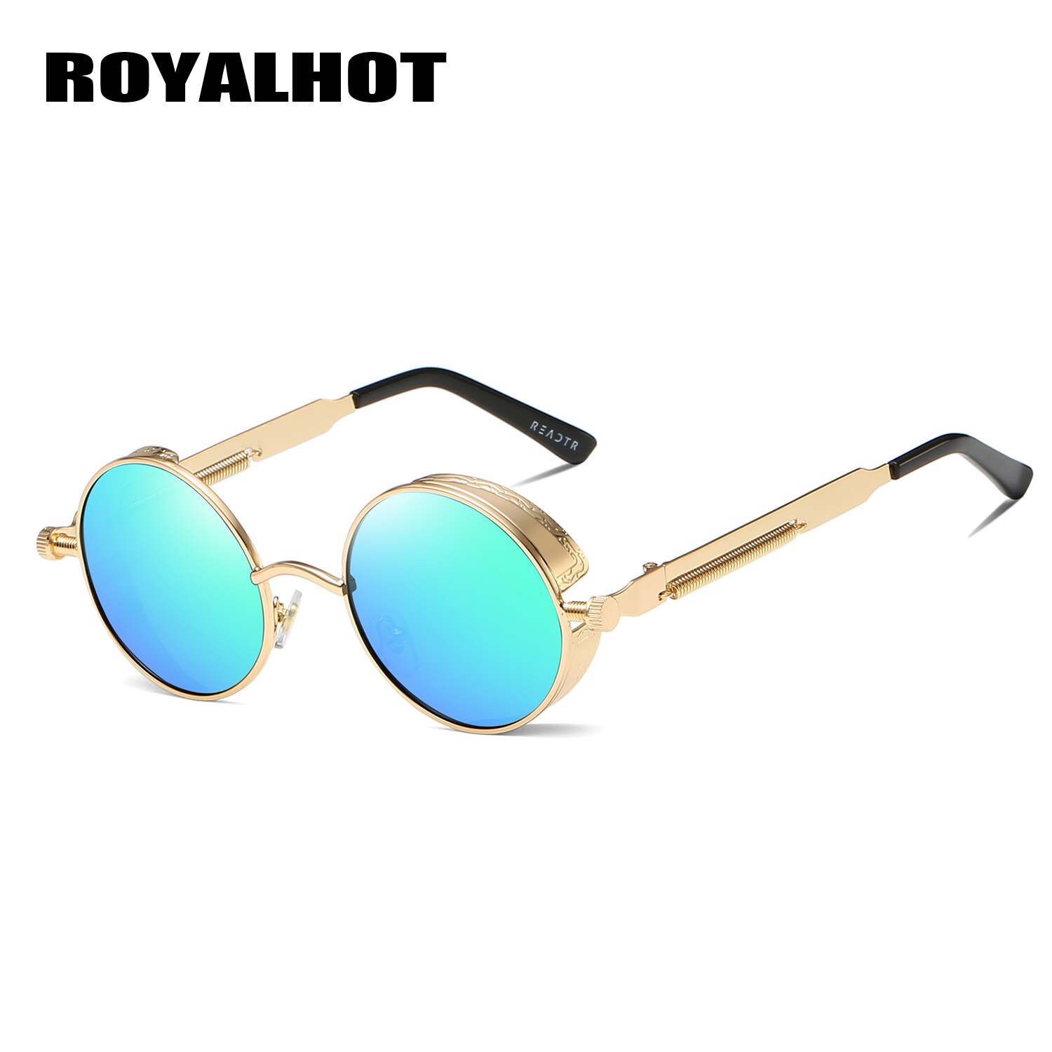 RoyalHot Mannen Vrouwen Gepolariseerde Aloy Ronde Retro Frame Zonnebril Rijden Zonnebril Shades Óculos masculino Mannelijke p1008