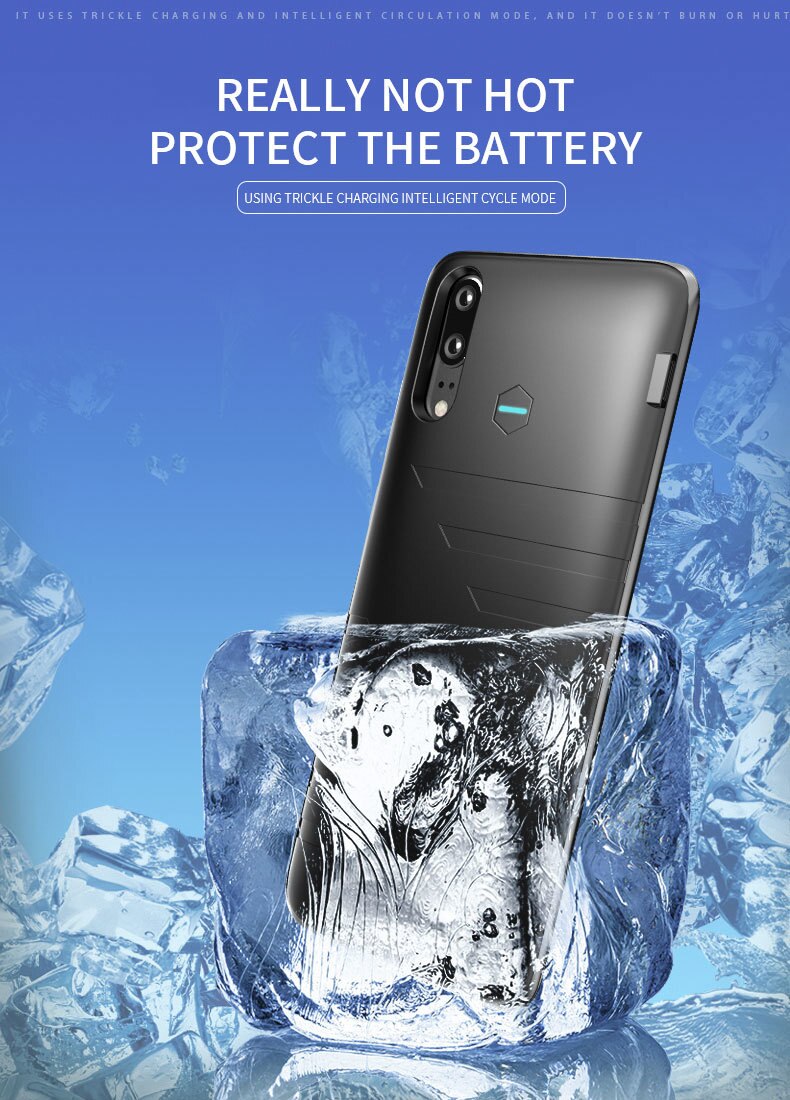 Ultra-Thin Power Bank Case 6800mAh for Huawei P20/P20 Pro - Portable Fast Battery Charger