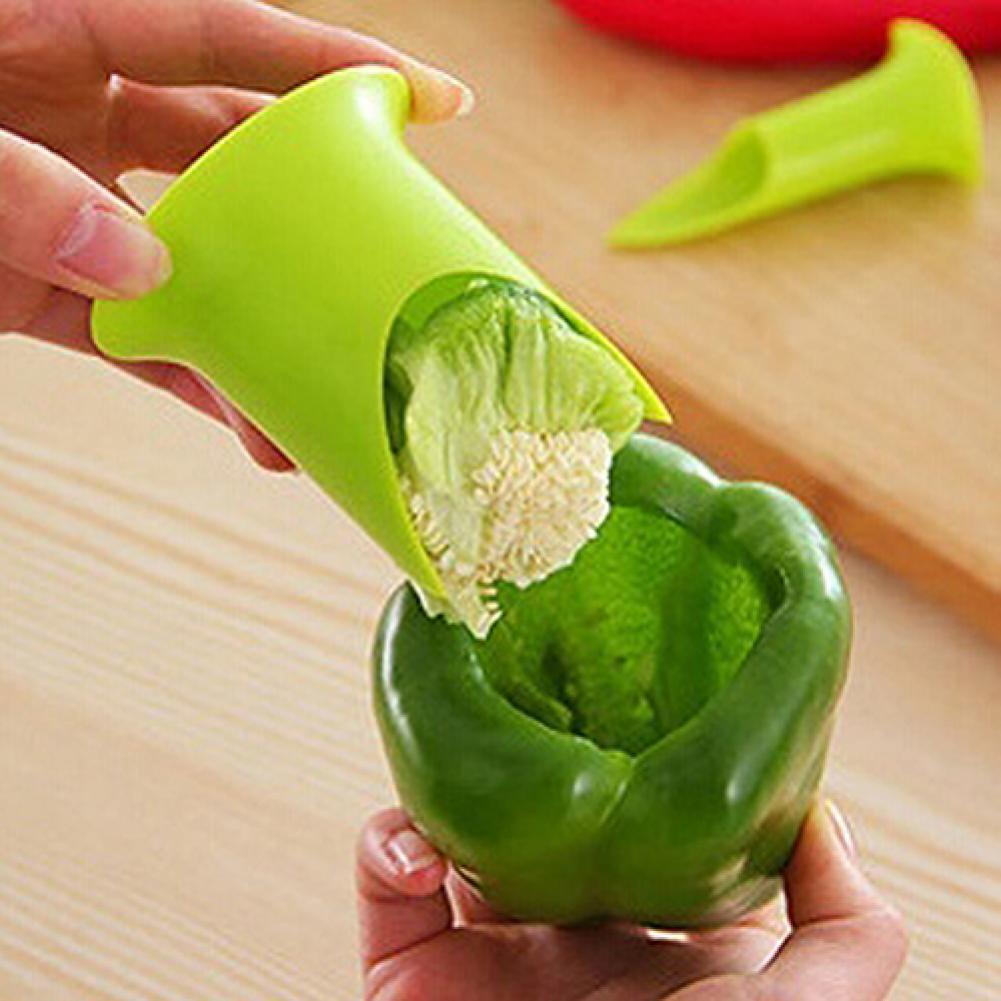 2Pcs Bell Pepper Corer Remover Fruit Corer Separator Kitchen Tool Gadgets Tool