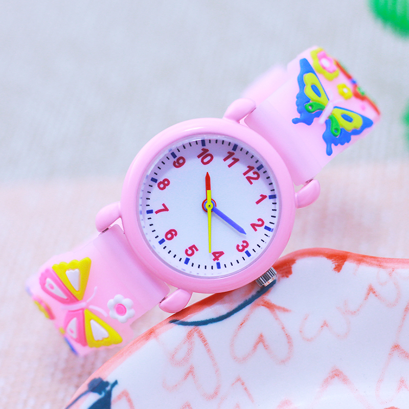 Chaoyada – montres à nœud papillon pour fille, jouet mignon, Six couleurs, pour petite écolière de la maternelle