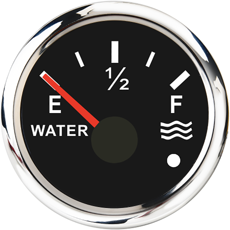 52mm Rvs Boot Watermeter Met Sensor Auto Watertank Niveaumeter