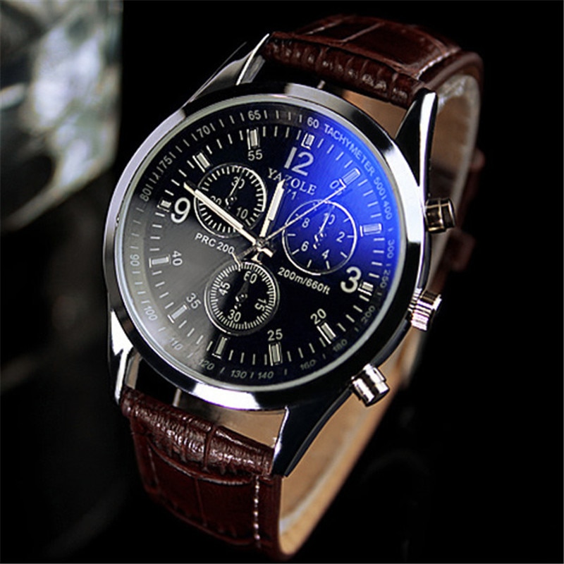 Yazole Quartz Horloges Mannen Mode Terug Licht Waterdicht Business Casual Mannen Horloge Reloj Masculino