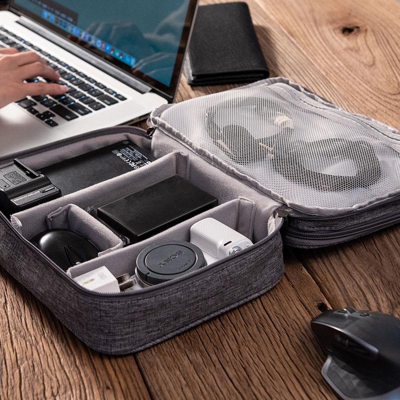 Draagbare Reizen Digitale Opbergtas Power Bank Case Externe Harde Schijf Case Cover Elektronica Travel Organizer Kabel Tas