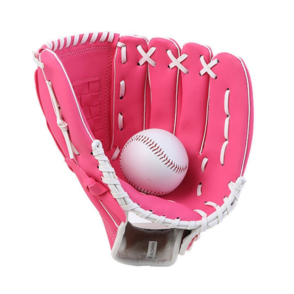 10,5–12,5 Zoll Baseball-Handschuh, Blau, Braun und Schwarz, weicher Ball-Handschuh, Rosenrot, Kunstleder, Fänger-Handschuhe, Baseball-ÜSpund