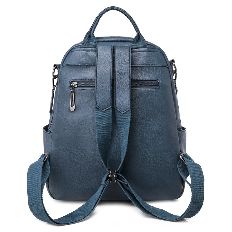 Vrouwen Rugzak Pu Leer Rugzak Voor Tienermeisjes Schooltas Grote Capaciteit Vrouwelijke Schoudertas Rugzak Mochila