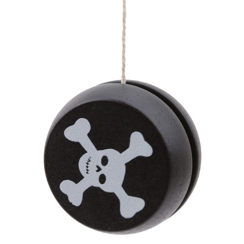 dessin animé attrayant coccinelle imprimé en bois Yoyo Yo Yo amusant Gadgets amusants jouets intéressants pour enfants enfants