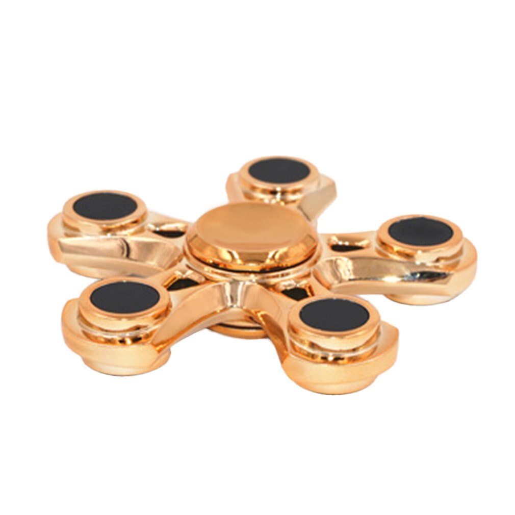 Hand Spinner Finger Dreh Spielzeug Kunststoff Spitze Für betonen Aus Autismus Linderung Drehung Interesse Druck Reduzierung Galvanik: fünf Winkel