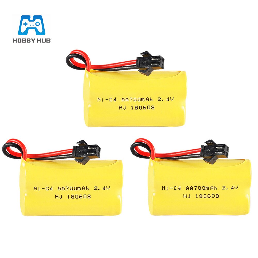 2.4V 700mAh NI-CD rechargeable battery pack AA 2.4 v rechargeable battery 700 mah for Remote Control toys Electric Toys