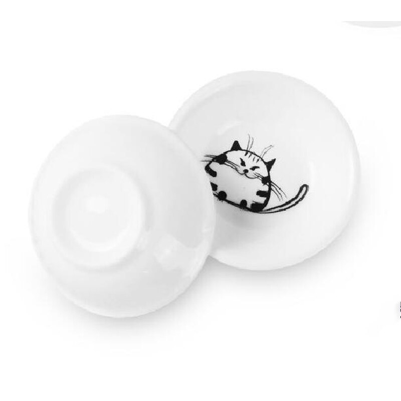 6pcs Japanese Cat Ceramic Serving Dishes Ceramic A... Grandado