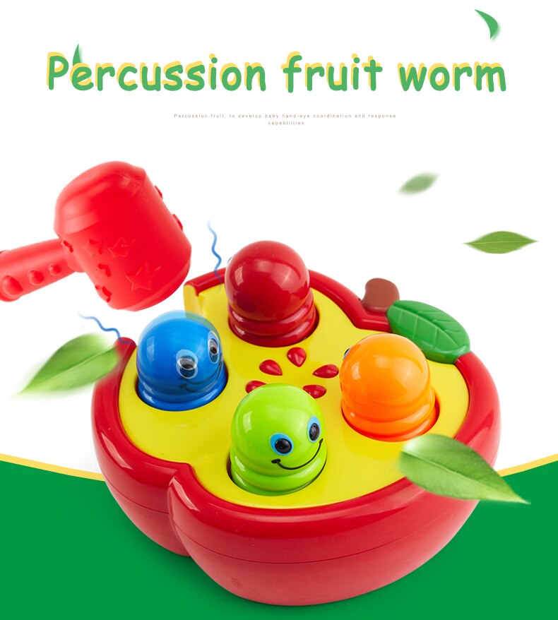Whack-A-mole Speelgoed Kraan Op Een Fruit Borer Kinderen Educatief Speelgoed Speelgoed Voor Kinderen Baby Speelgoed