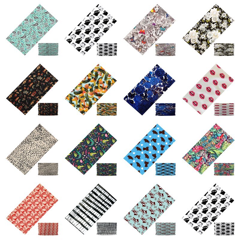 Men Women Seamless Magic Scarf Outdoor Sports Headwear Face Dust Mask Bike Cycling Balaclava Neck Tube Warmer Bandanas Head Wrap