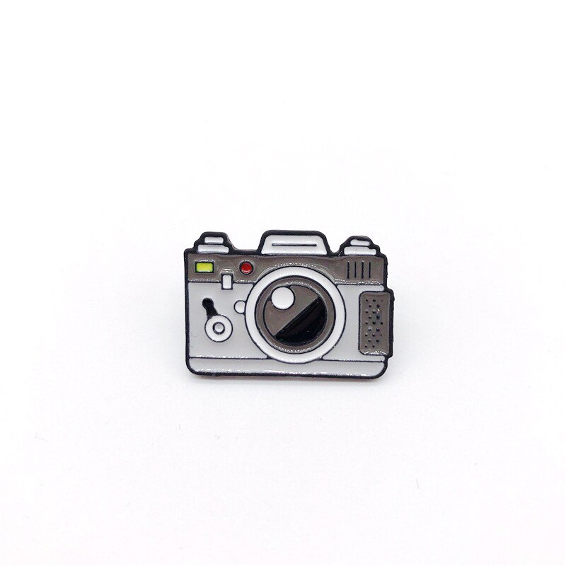 Multi Camera Ontwerpen Badges Lichtmetalen Emaille Label Pinnen Mode Foto Schieten Emaille Pin Cool Hoed Kleding Broche Accessoires: MP091-2