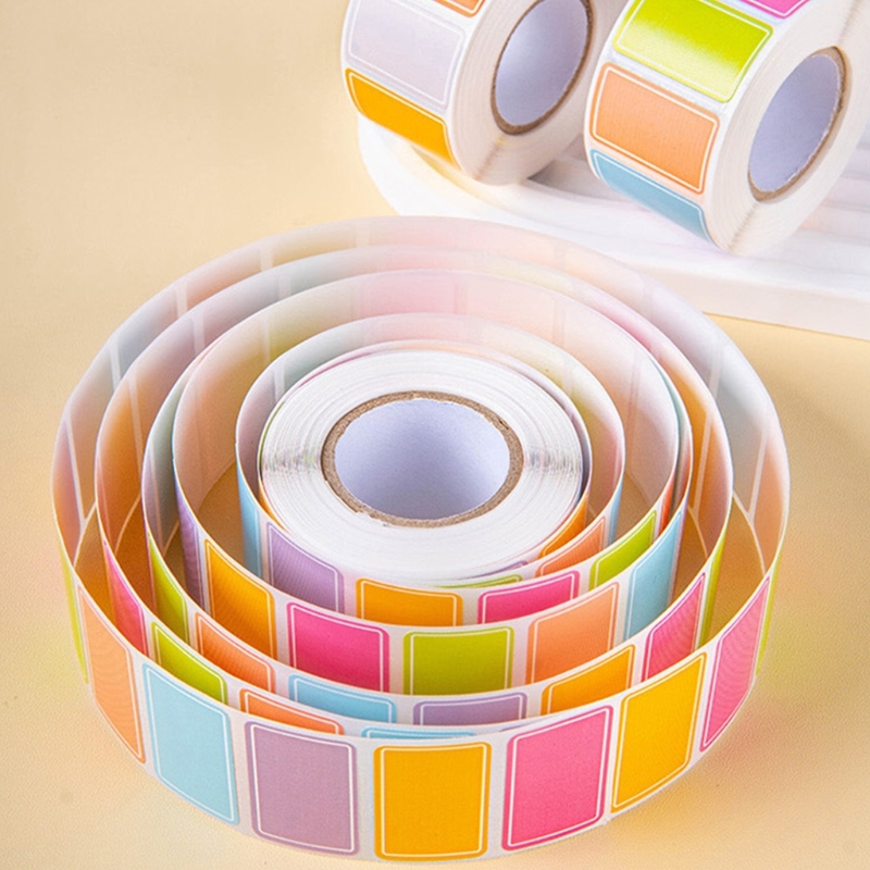 500Pcs Writable Label Stickers Waterproof Food Labels Stickers Removable Self Adhesive Name Stickers for Jar Clothes