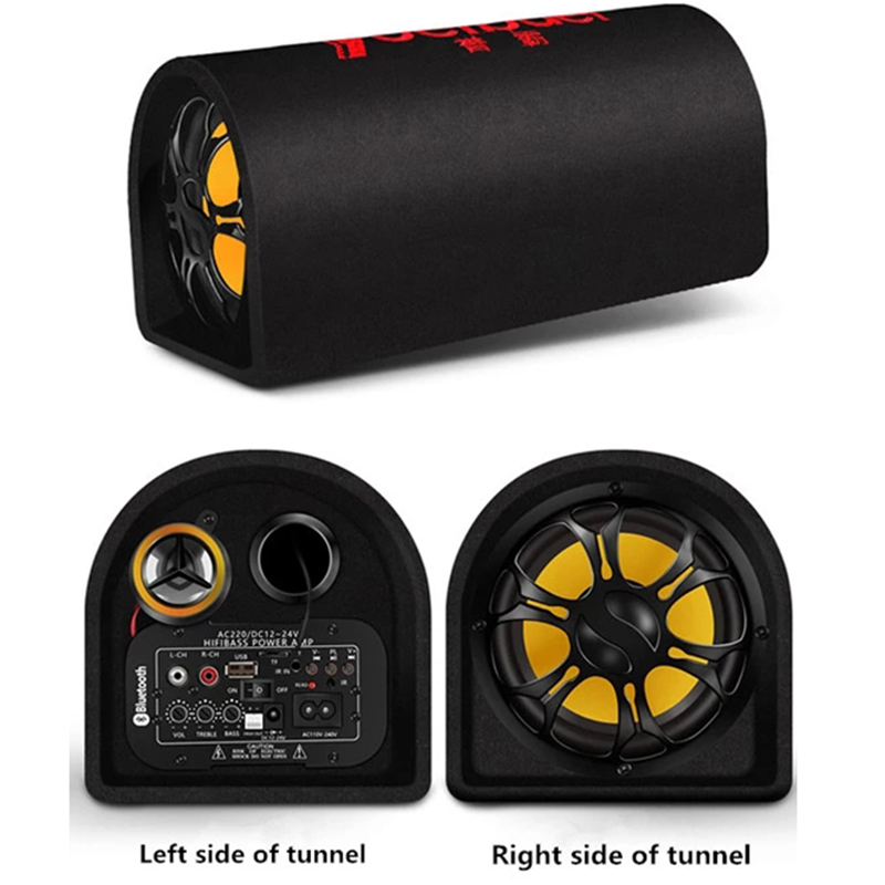 Subwoofer per auto altoparlante Bluetooth 60W Soundbox cablato ad alta potenza Soundbar per computer ad contralto volume HiFi stereo U Disk TF Audio senza fili